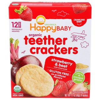Happy Baby Gentle Organic Teethers 24 WAFERS