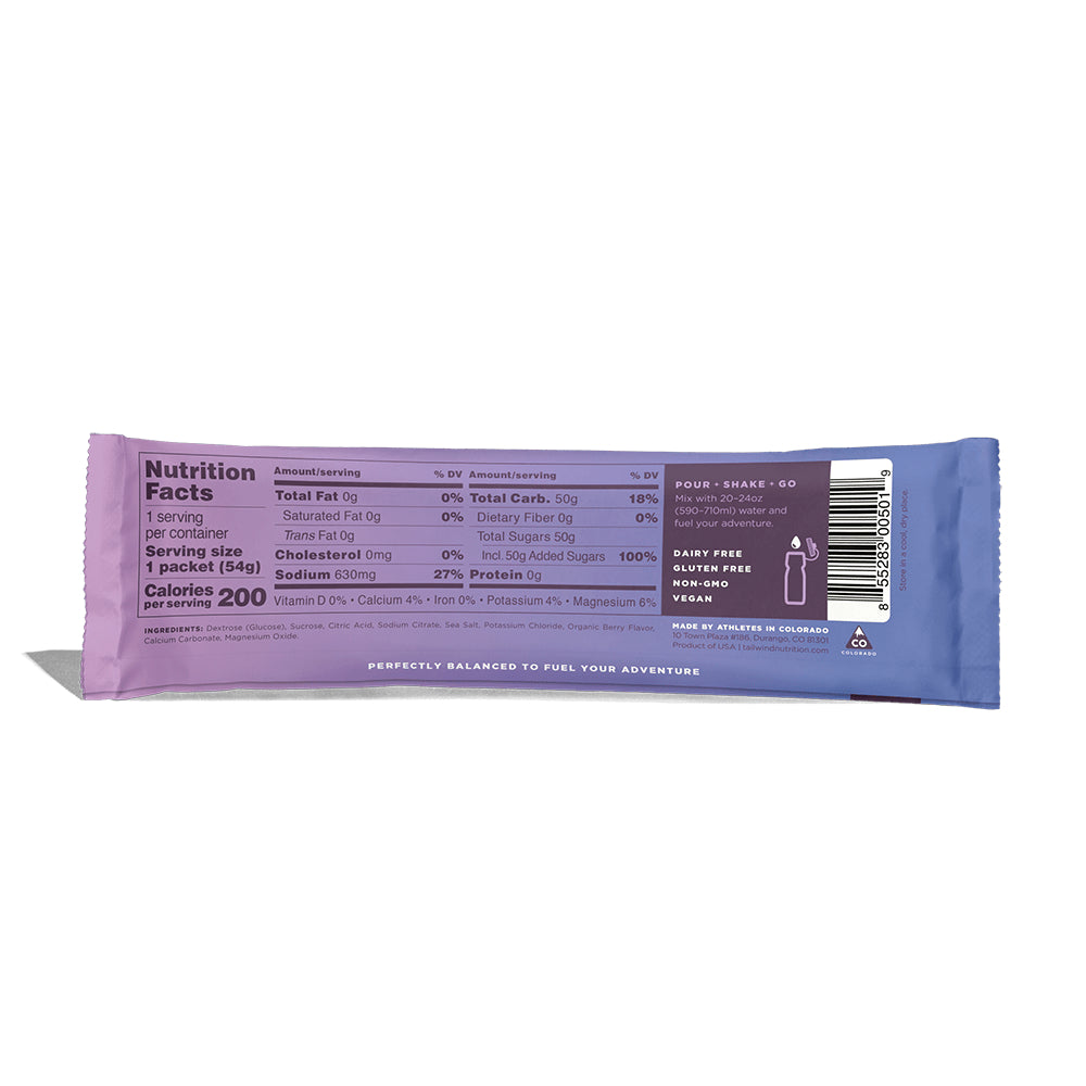 TAILWIND – ENDURANCE FUEL BERRY ELECTROLYTE DRINK MIX 54g