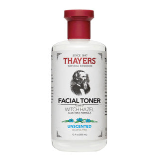 THAYERS Alcohol-Free Rose Petal Witch Hazel Facial Toner with Aloe Vera Formula, 12 Ounce
