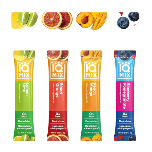 IQMIX Sugar Free Electrolytes Powder Packets Hydration Supplement Drink Mix 8g