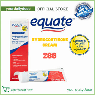 Equate Hydrocortisone Anti-Itch Cream with Aloe 1 oz 28g