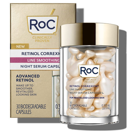 ROC RETINOL CORREXION Line Smoothing Night Serum 30 Capsules