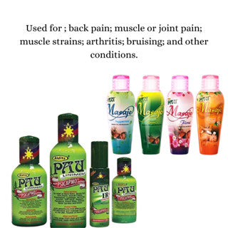 PAU Liniment 10ml | 30ml |  60ml | Roll On & Pau Masaje