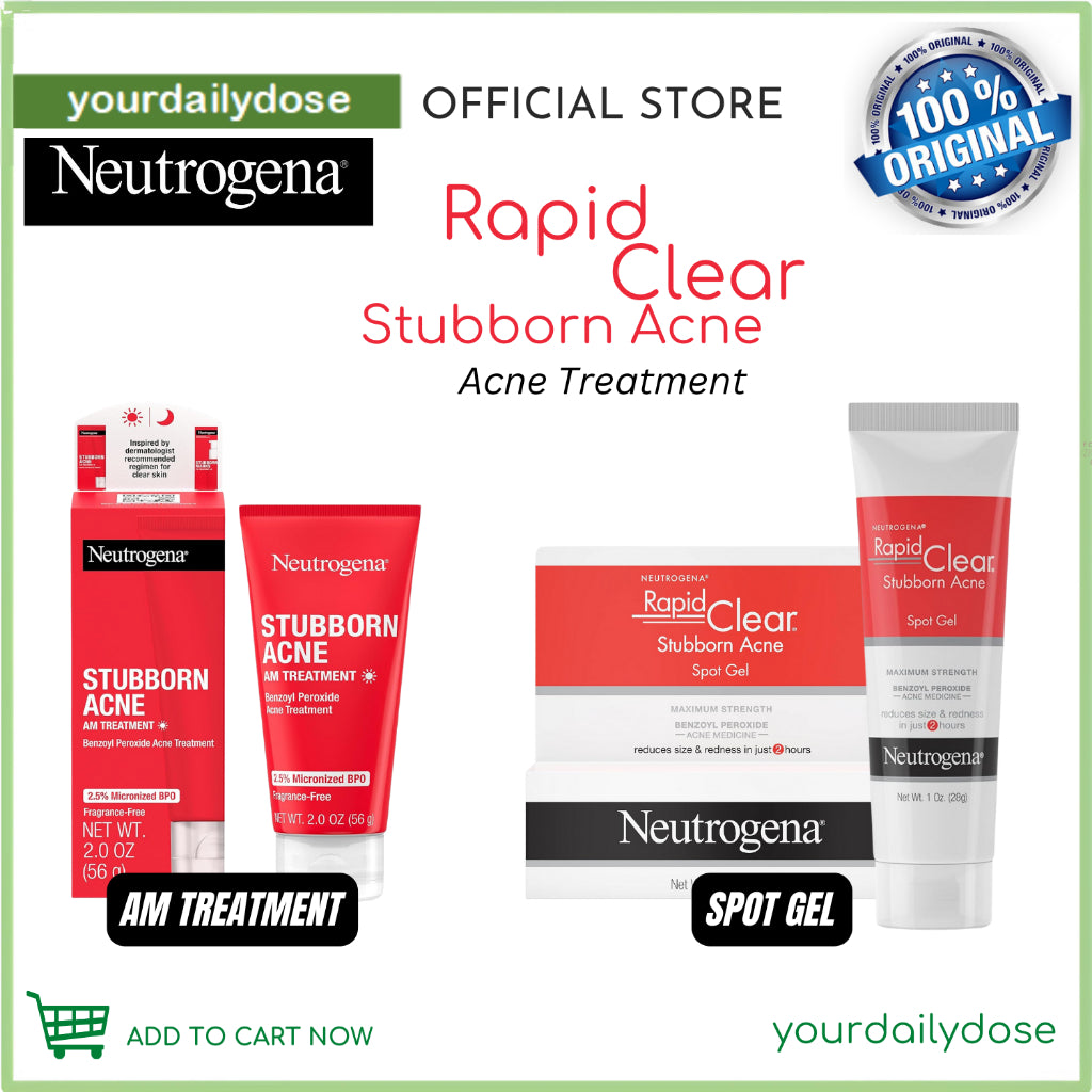 Neutrogena Stubborn Acne with Benzoyl Peroxide (25% Micronized BPO) 56g