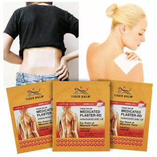 TIGER BALM PLASTERS 2 PATCHES & WHITE OINTMENT 4G FOR SPRAINS AND BACK PAINS