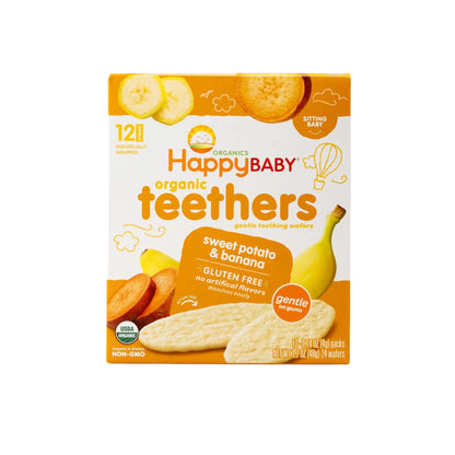 Happy Baby Gentle Organic Teethers 24 WAFERS