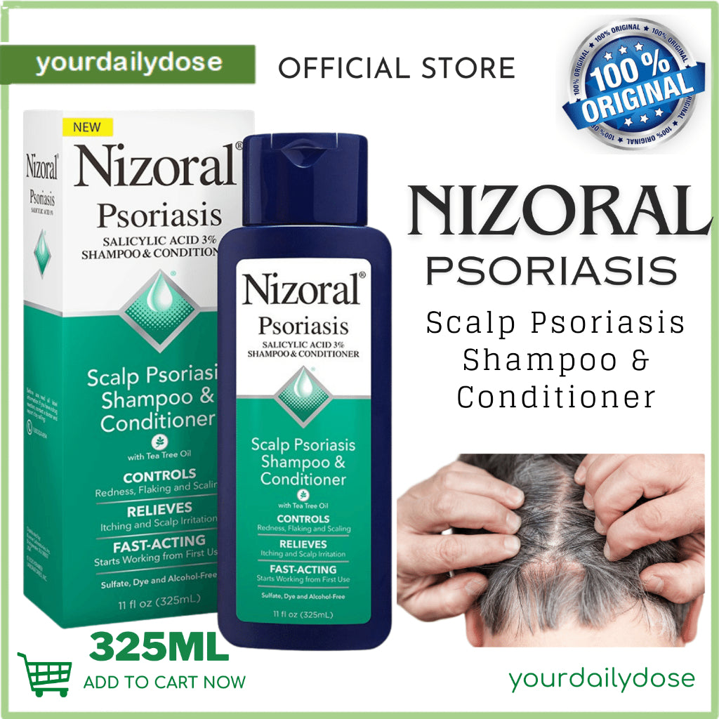 Nizoral Scalp Psoriasis Salicylic Acid 3% Shampoo & Conditioner 325ml
