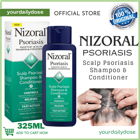 Nizoral Scalp Psoriasis Salicylic Acid 3% Shampoo & Conditioner 325ml