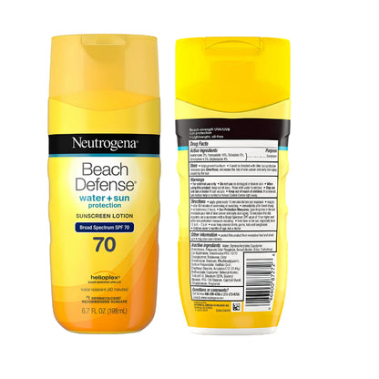 Neutrogena Beach Defense Sunscreen  SPF 70 6.7 FL OZ (198mL)