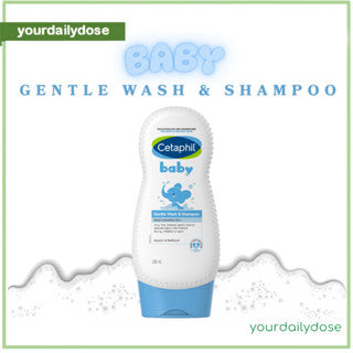 Cetaphil Baby Wash Bath 230ml Tear Free Soap Free Hypoallergenic pH Balanced
