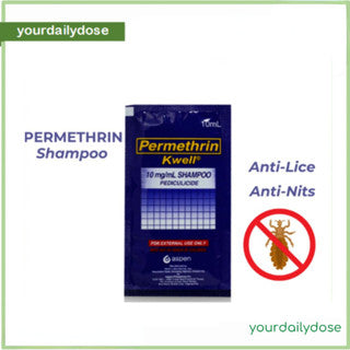 Kwell permethrin shampoo sachet 10ml 1 sachet