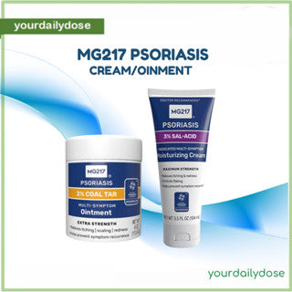 MG217 PSORIASIS MEDICATED MOISTURIZING CREAM & MULTI SYMPTOM OINTMENT