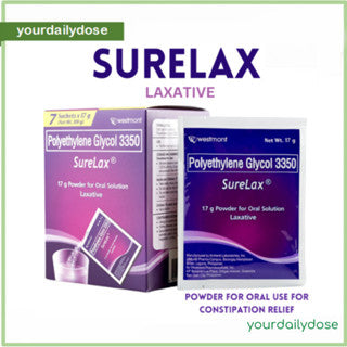 Surelax 17g Powder for Oral Solution Laxative 1 sachet
