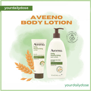 Aveeno Daily Moisturizing Body Lotion with Soothing Oat 532ML/71ML
