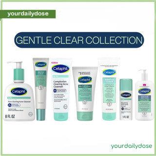 Cetaphil Gentle Clear Mattifying Moisturizer, Serum and Cleanser
