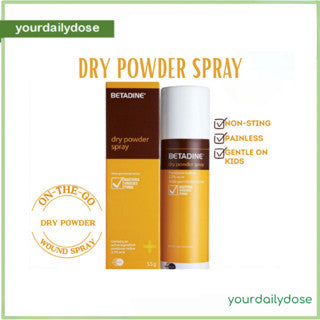 Betadine Dry Powder Spray 55 GRAMS