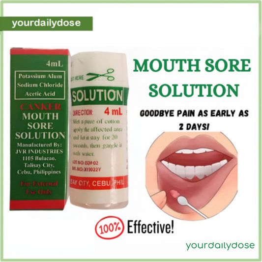 Canker Mouth Sore Solution Singaw Treatment 4ML