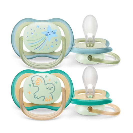 Philips Avent Soother Ultra Air/Nighttime Pacifier (2 Pieces)