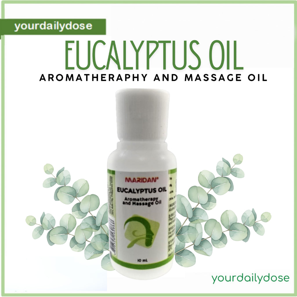 EUCALYPTUS AROMATHERAPHY/MASSAGE OIL 10ML