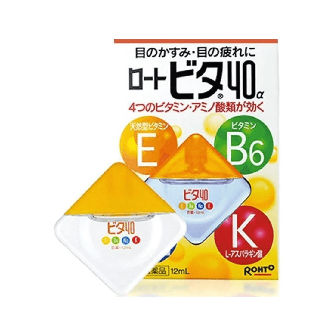 ROHTO Cool 40α Eye Drops  Gives a vivid cooling sensation 12ml