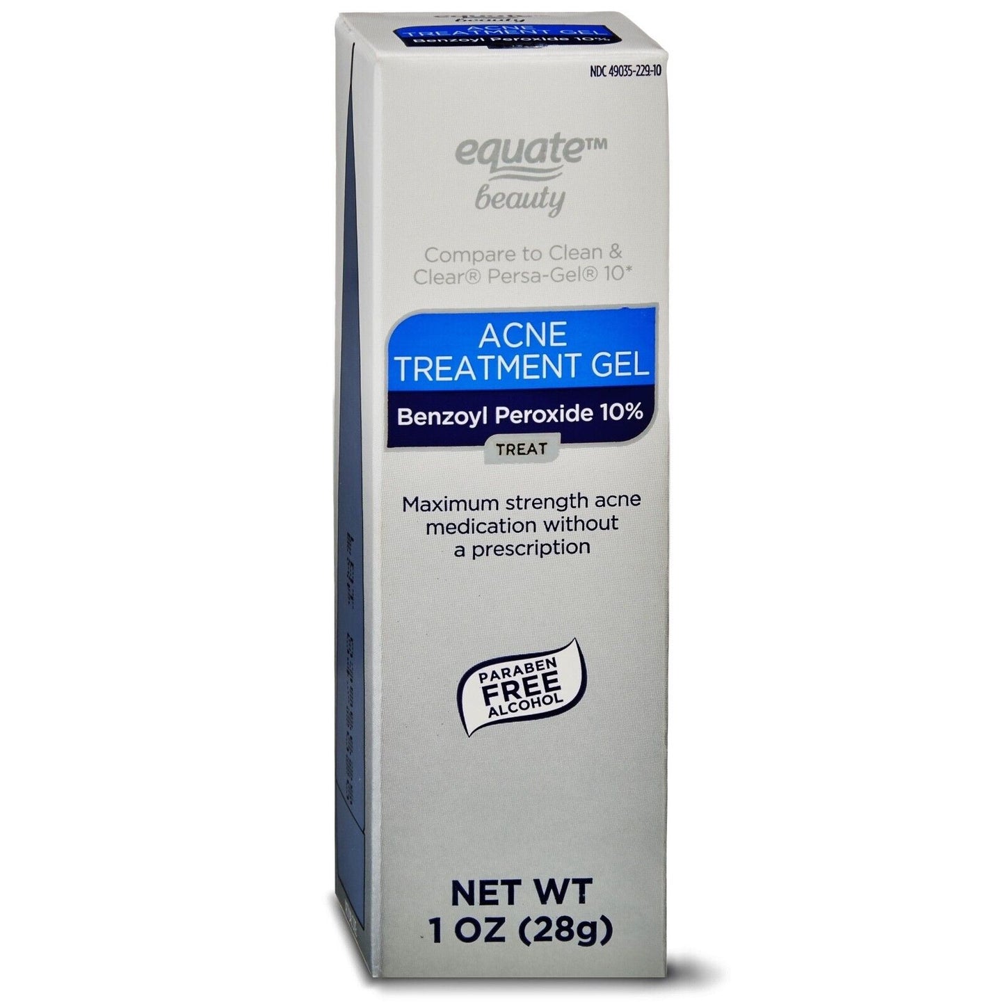 Equate 10% Benzoyl Peroxide Acne Treatment Gel 1oz/28g