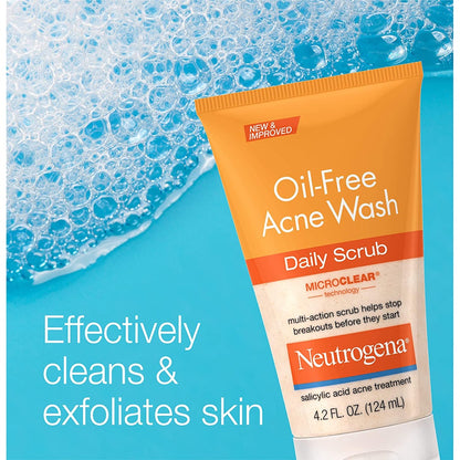 Neutrogena Oil-Free Acne Wash Daily Scrub 4.2fl oz (124ml)