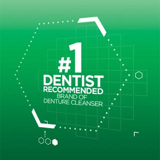 Polident Denture Cleanser Tablet OVERNIGHT WHITENING | 3 MIN DAILY CLEANSER 1 PAD