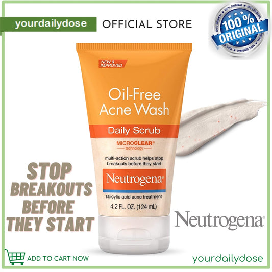 Neutrogena Oil-Free Acne Wash Daily Scrub 4.2fl oz (124ml)