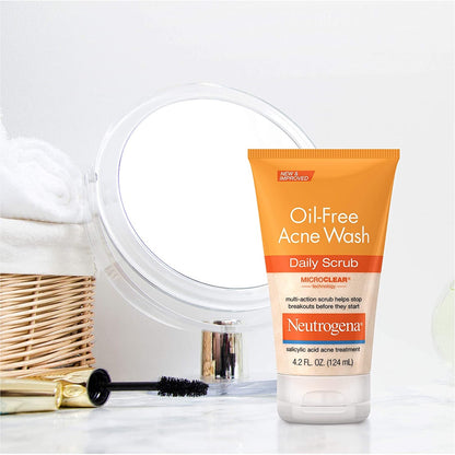 Neutrogena Oil-Free Acne Wash Daily Scrub 4.2fl oz (124ml)